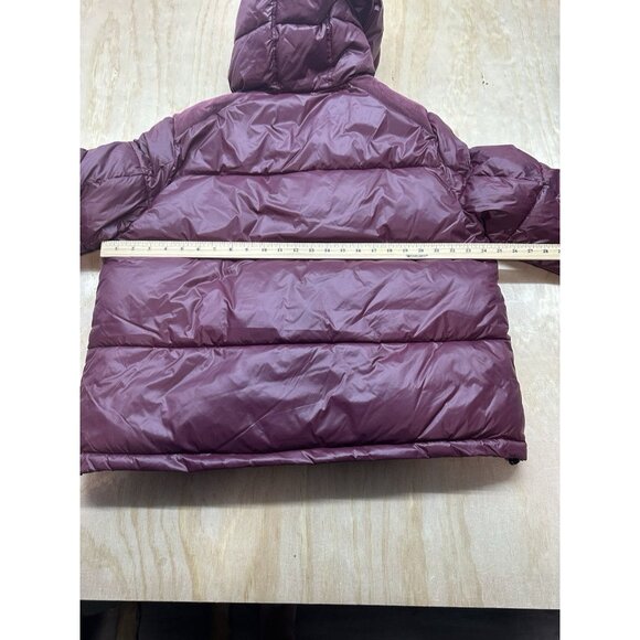 Koolaburra By UGG Corduroy Nylon Mid Weight Puffer Jacket Wine Color XL NWTs - Picture 8 of 8